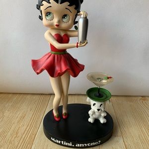 Betty Boop Statue Figurine- “Martini Betty”